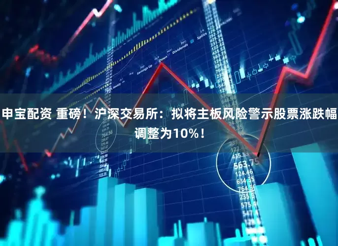 申宝配资 重磅！沪深交易所：拟将主板风险警示股票涨跌幅调整为10%！